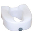 Drive Medical Toilettensitzerhöhung aus Premium-Kunststoff mit Arretierung, oval