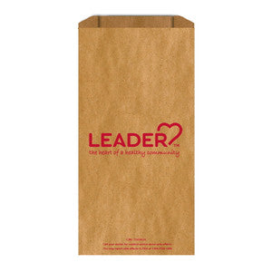 Leader(TM) Recyclingpapier RX Beutel Braun 5X2X10 1000 Stück