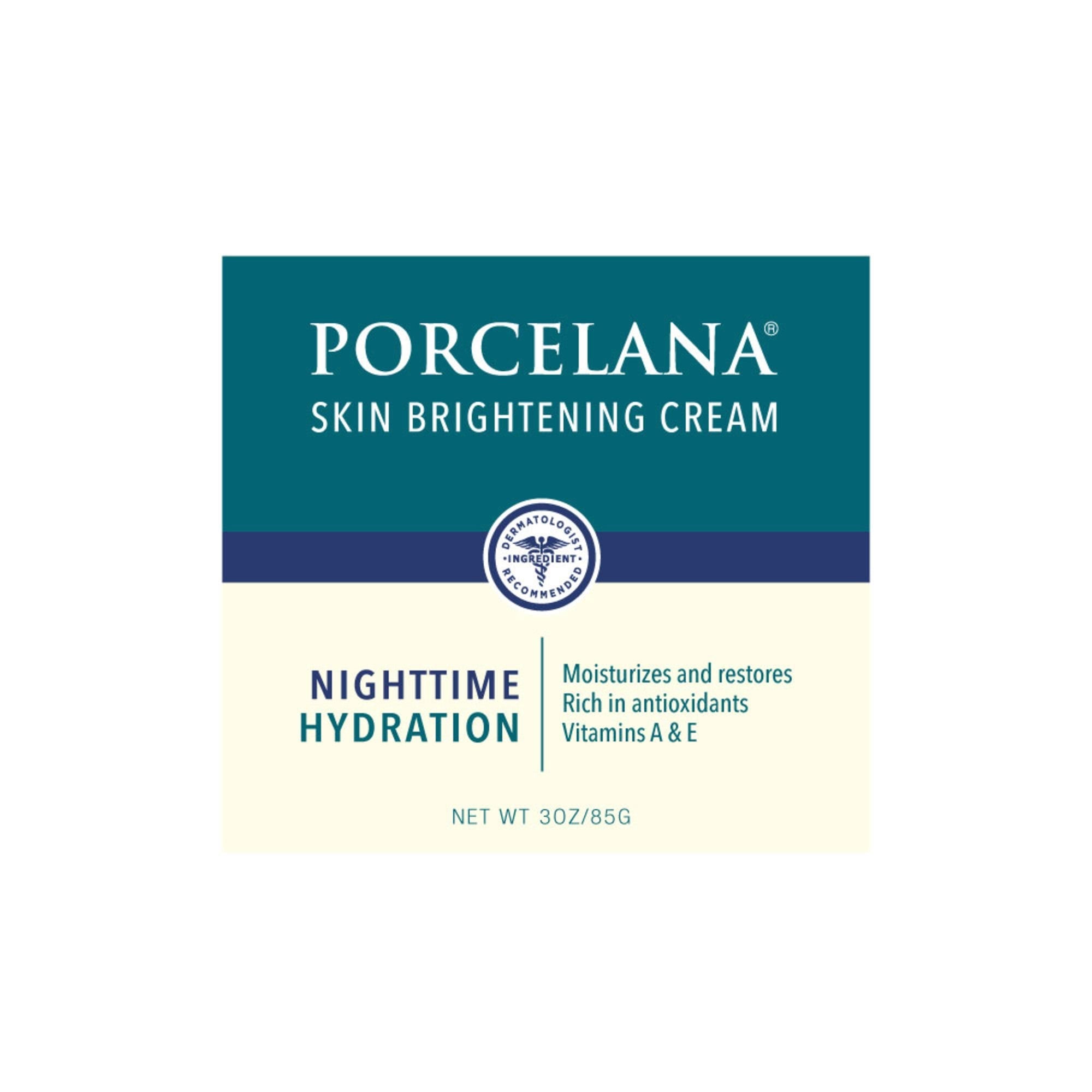 Porcelana Skin Brightening Creme Nachtpflege 3 Oz