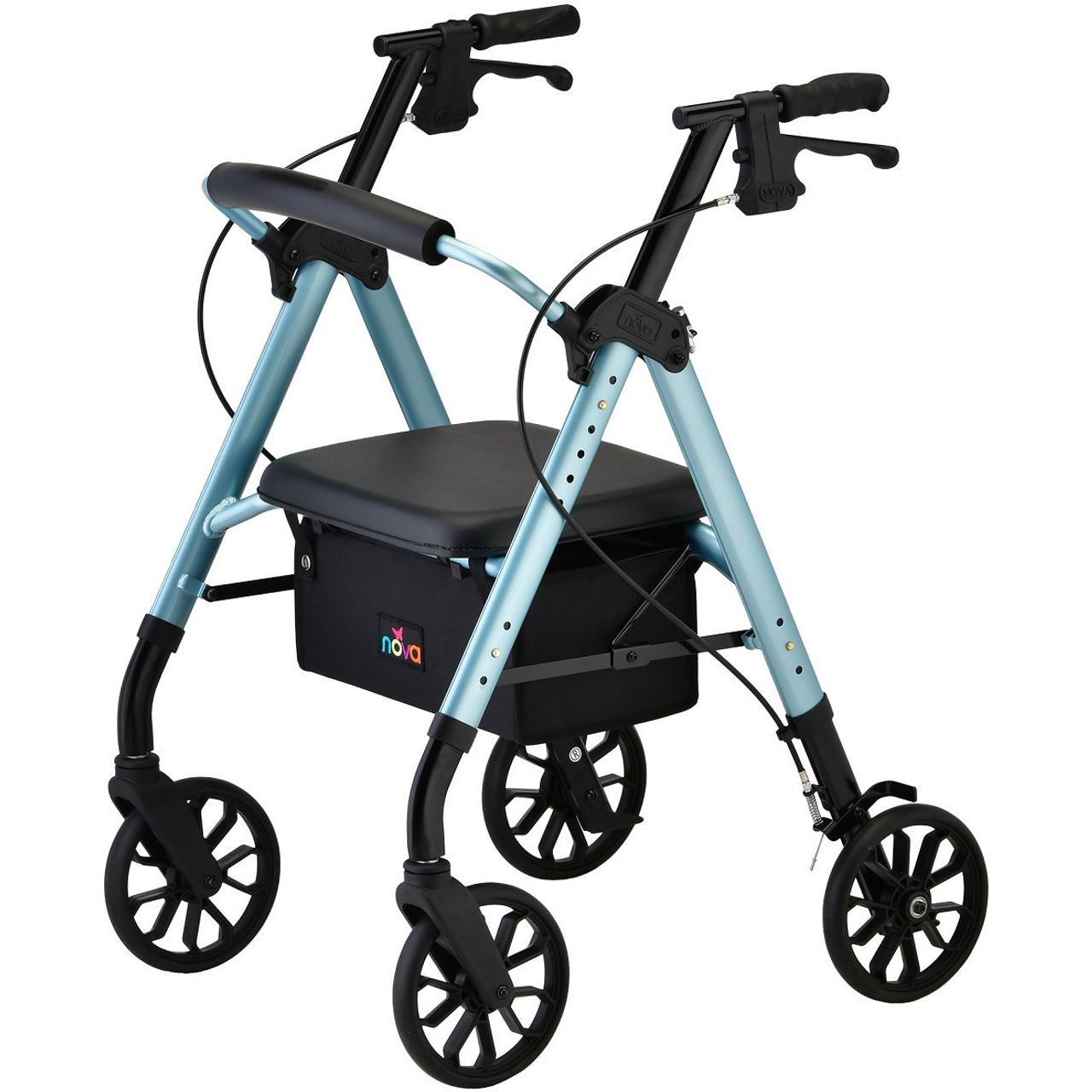NOVA Star 8 Deluxe Shëtitës me Rrota të Gjëra, Blu