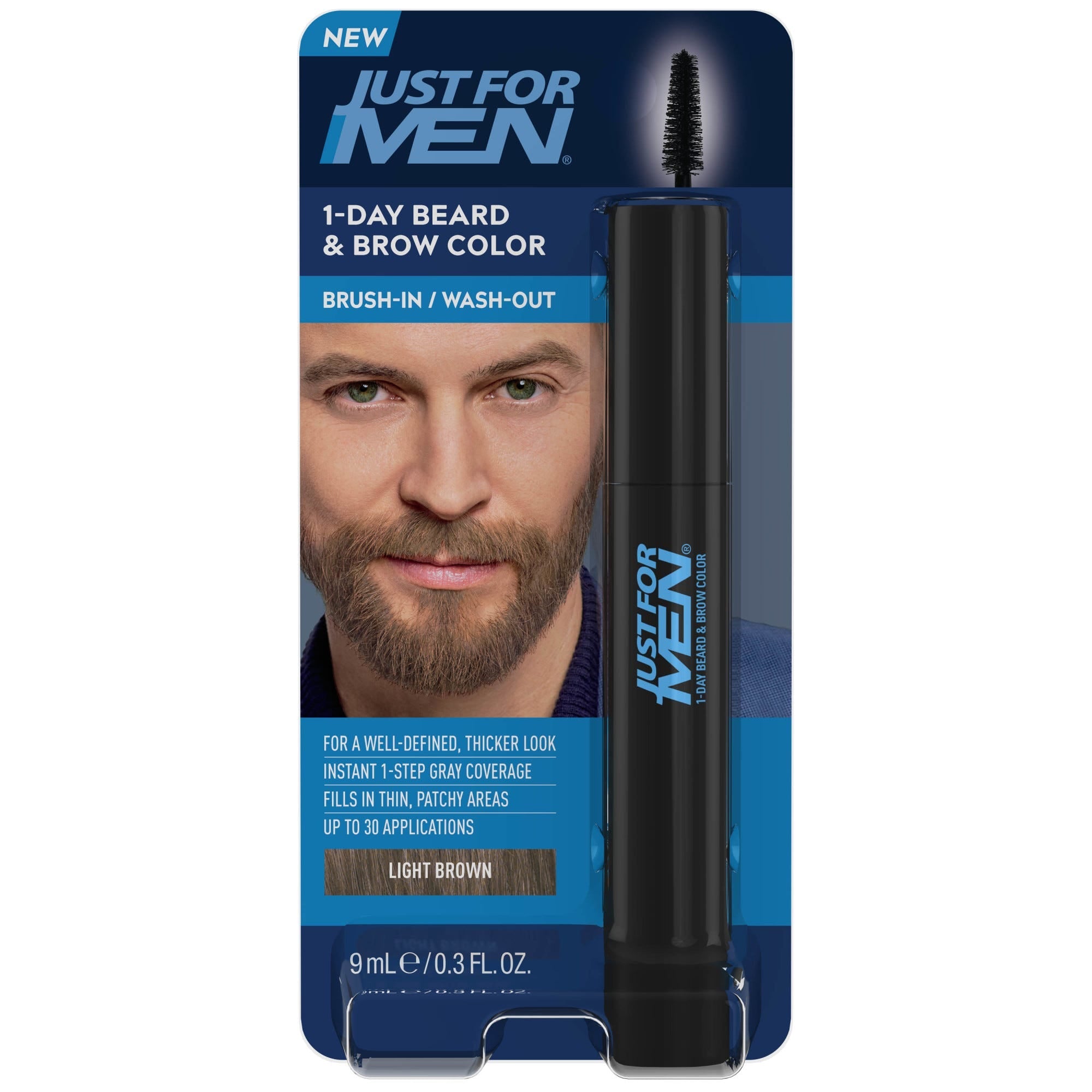 Just For Men 1-Tages Bart- und Brauenfarbe – Hellbraun