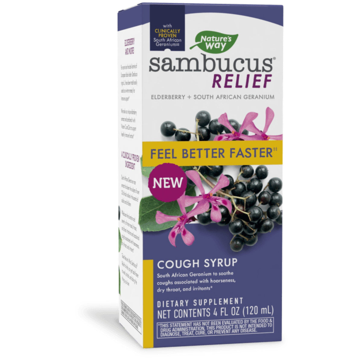 Nature's Way Sambucus Relief Hustensaft für Erwachsene, 1 Stück, 4 oz