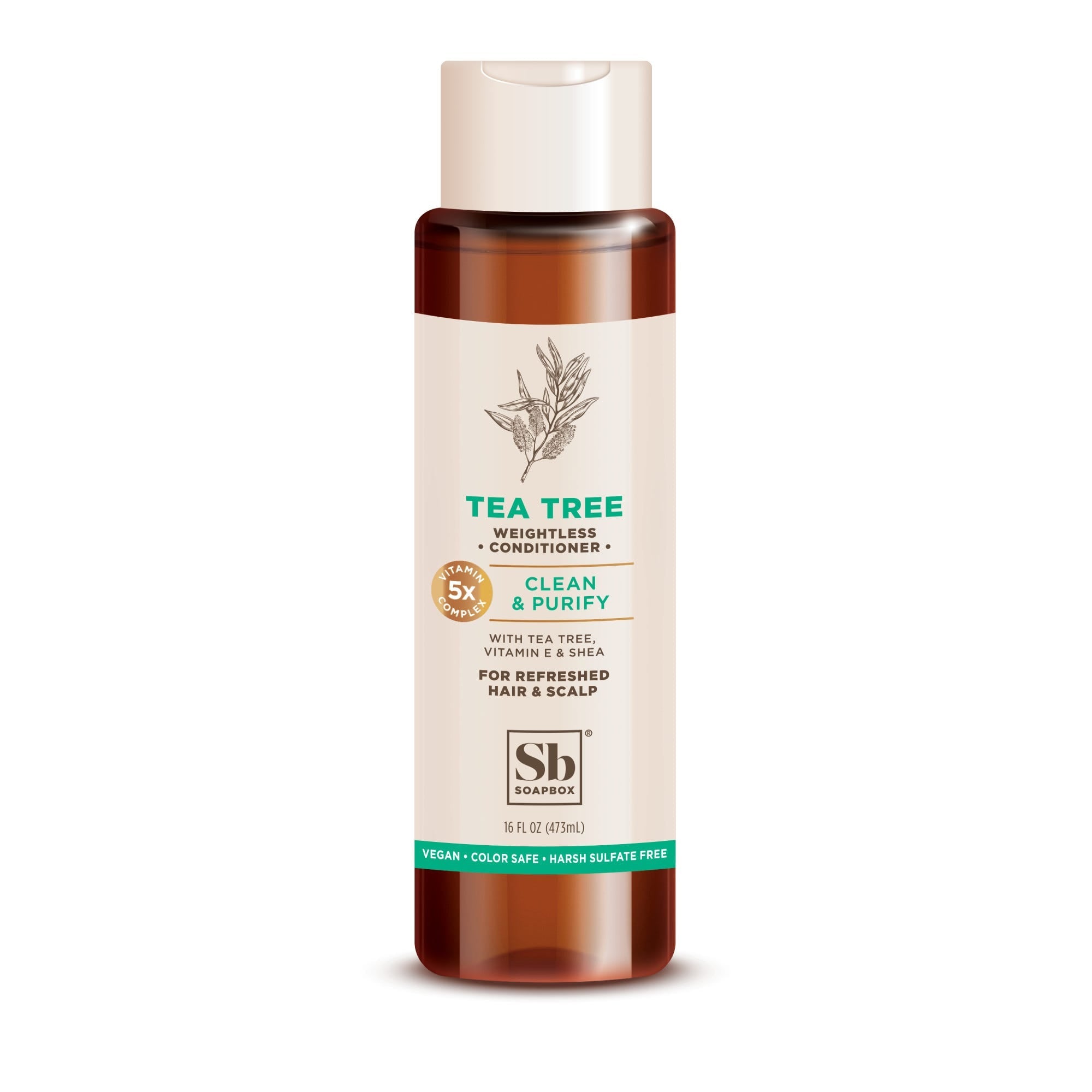 Soapbox Er, Weightless, Teebaum, Clean & Purify 473 ml