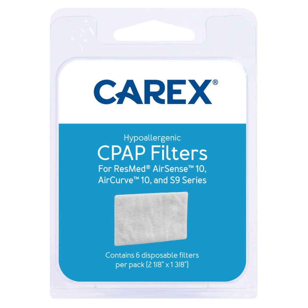 Carex Hypoallergene CPAP-Filter für ResMed-Geräte, AirSense 10, AirCurve 10 & S9 Serie