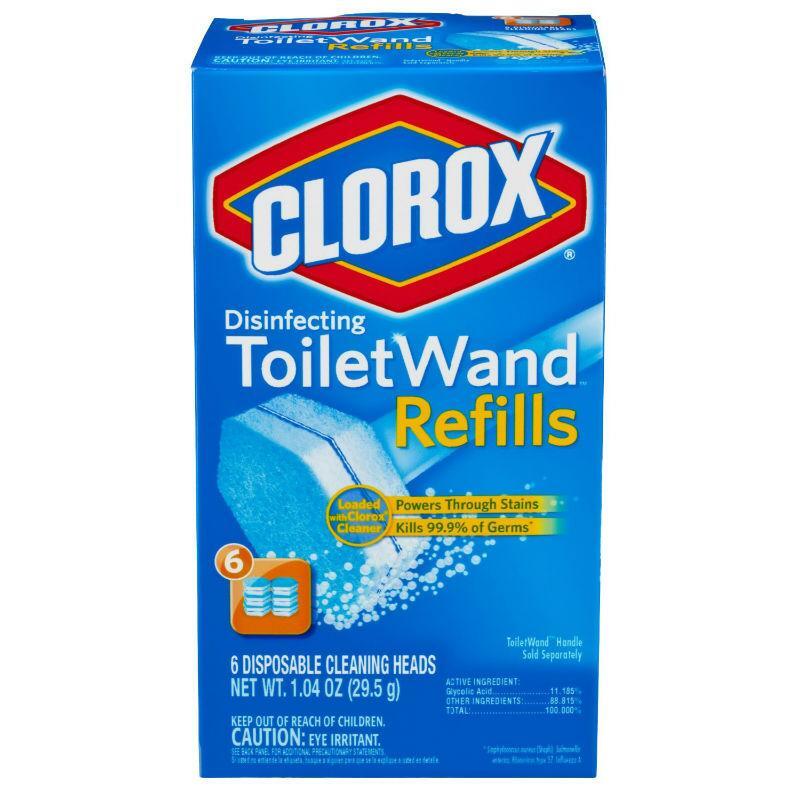 Clorox Toilettenstab Nachfüllpackungen Desinfizierende Einweg-Bürstenköpfe