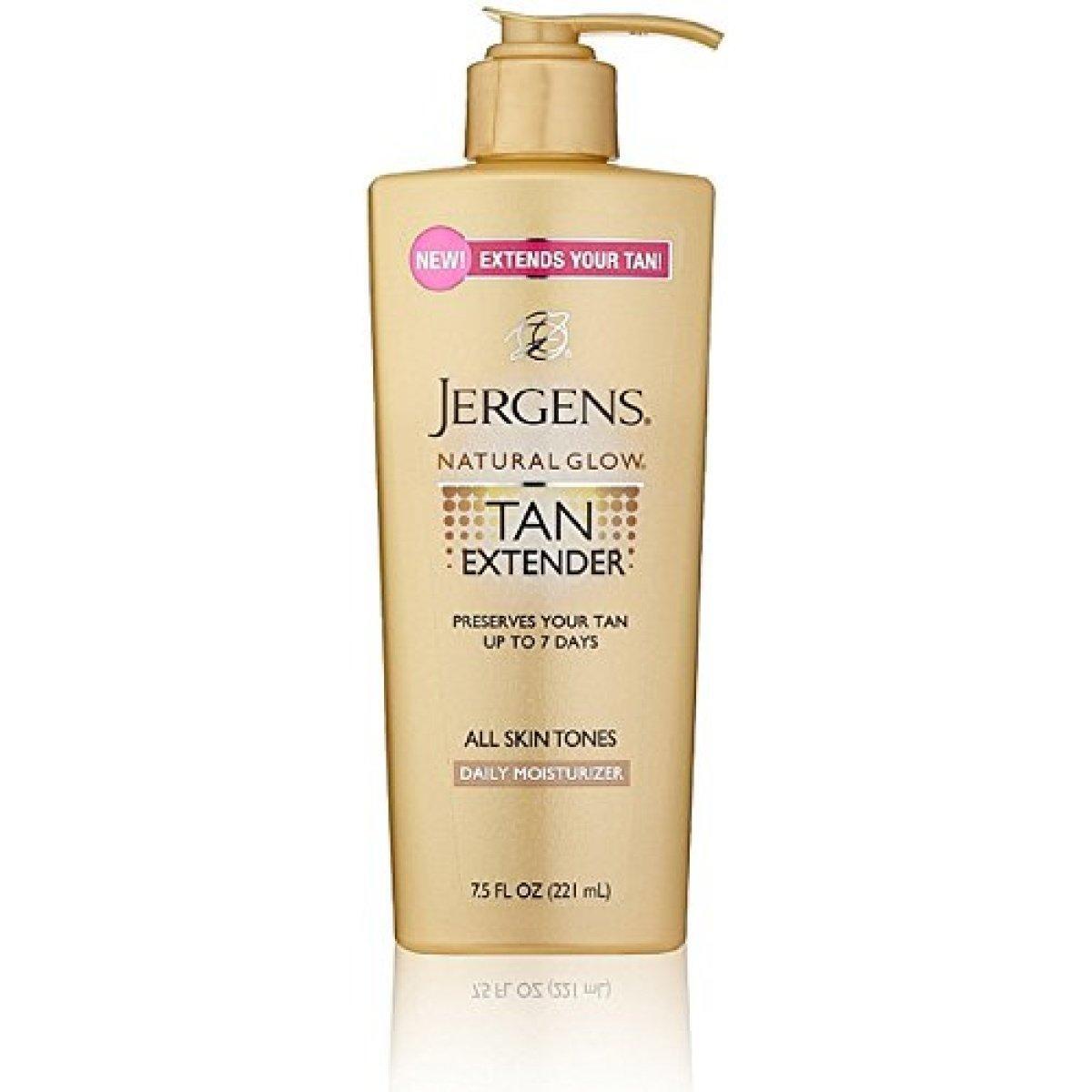 Locion hidratuese ditore Jergens Natural Glow Tan Extender, 7.5 ons
