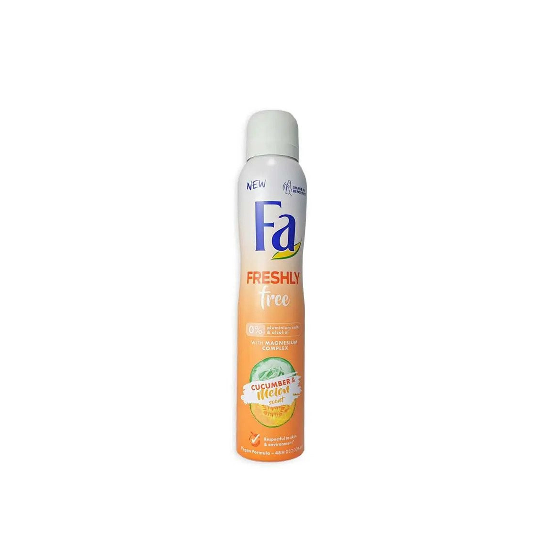 Fa Freshly Free Sprej për trup kastravec dhe pjepër 200ml