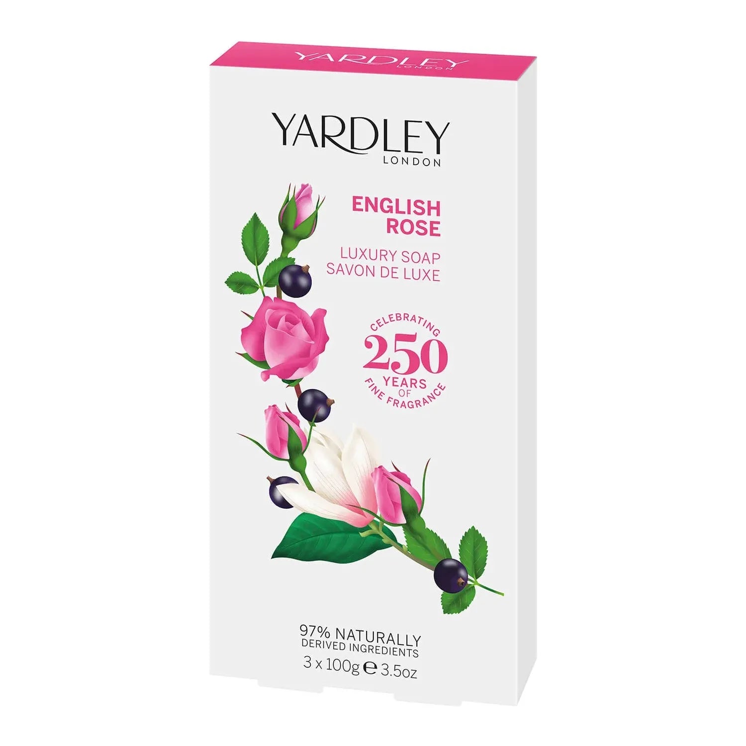Yardley English Rose Luxusseife 3x100g