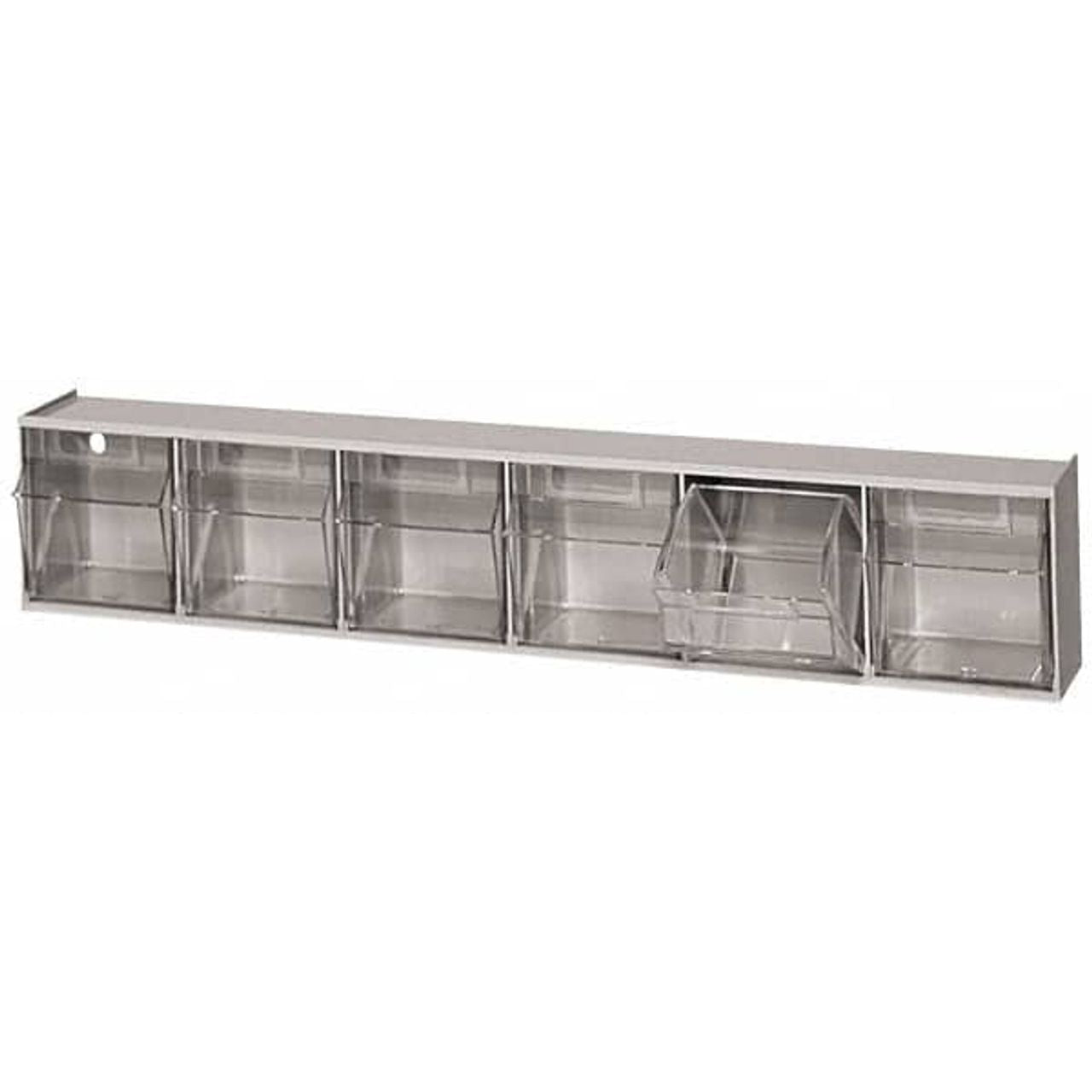 Quantum Storage Systems Kippbehälter QTB306 – 6 Fächer Weiß