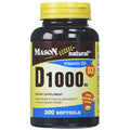 Mason Natural® Vitamin D3 1000 IE – Knochen- & Immununterstützung (300 Softgels)