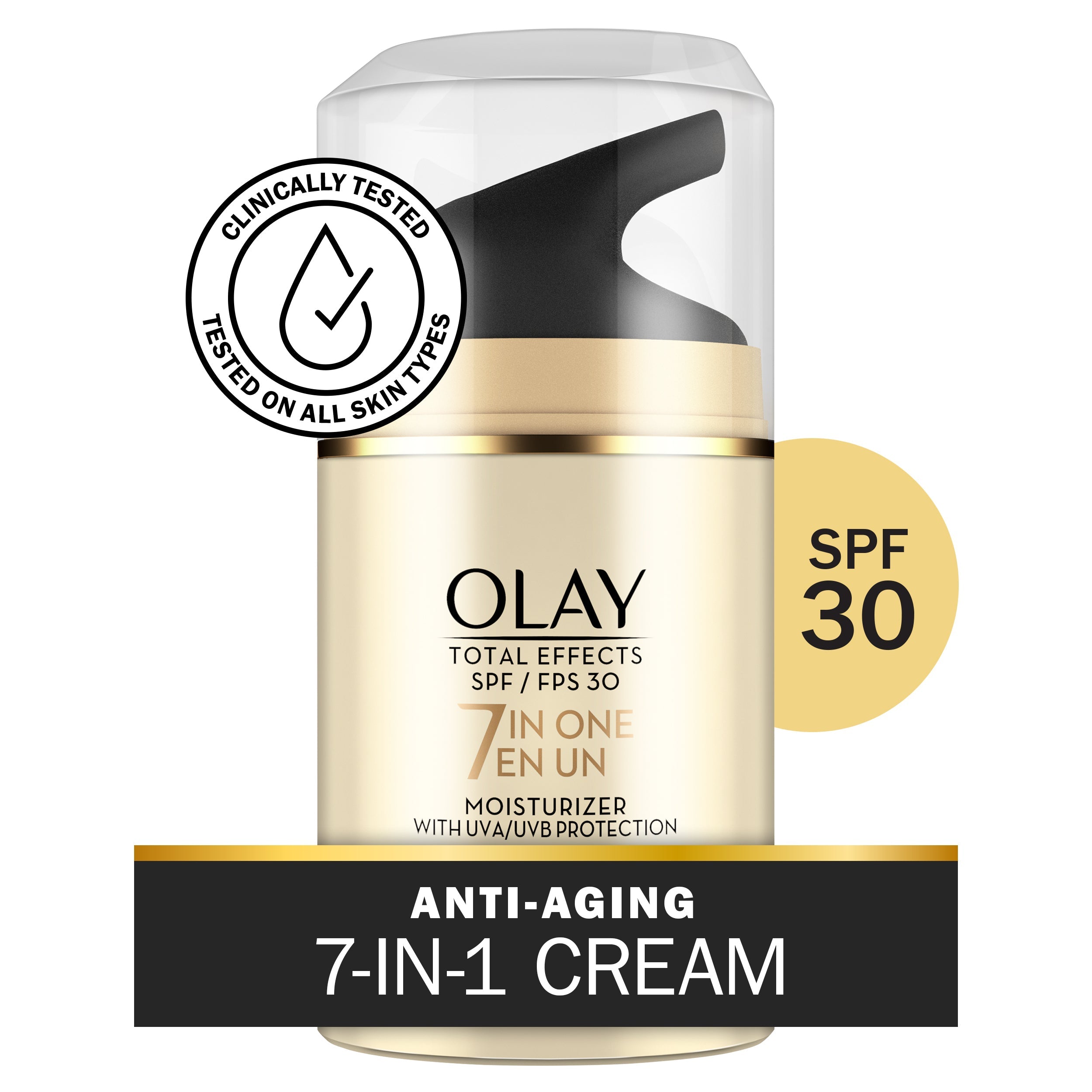 Olay Total Effects 7-in-1 Feuchtigkeitscreme mit LSF 30, 50 ml