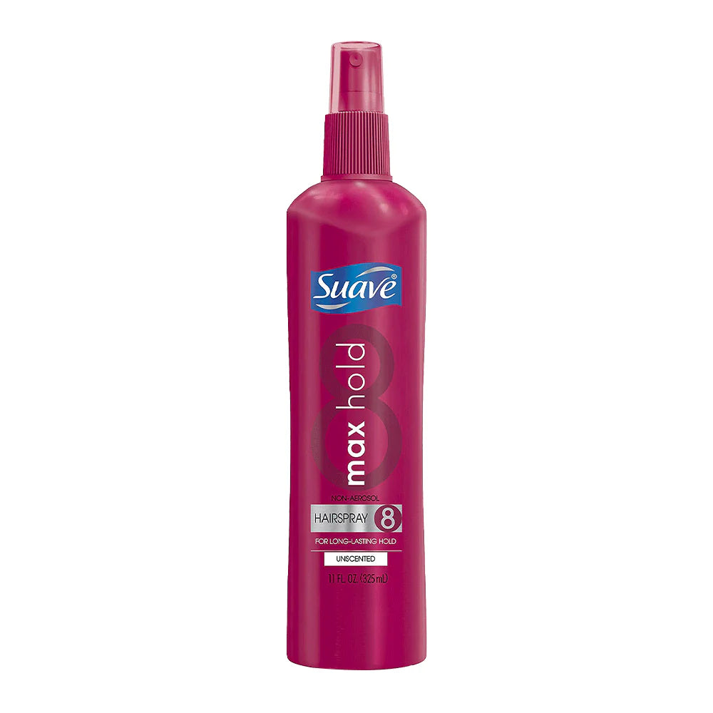 Suave Essentials Max Hold Unscented Non-Aerosol Haarspray – 325 ml