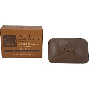 , (Nubian Heritage) Nubian Ivorian Kakaobutter Seifenstück, 142 g