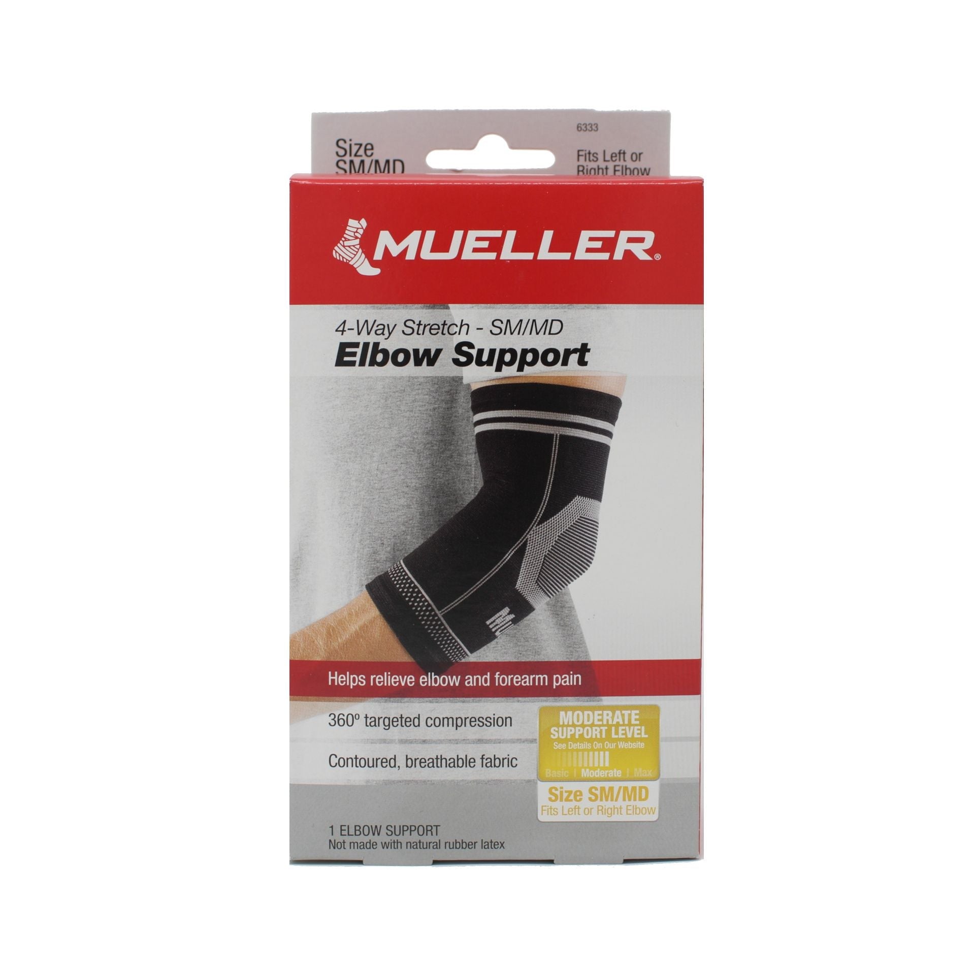 Mueller 4-Wege-Stretch Ellenbogenbandage – Klein & Mittel