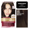 Excellence L'Oréal Paris Permanente Haarfarbe mit Dreifachschutz – 6.3 fl oz – 4AR Dunkles Schokoladenbraun – 1 Packung
