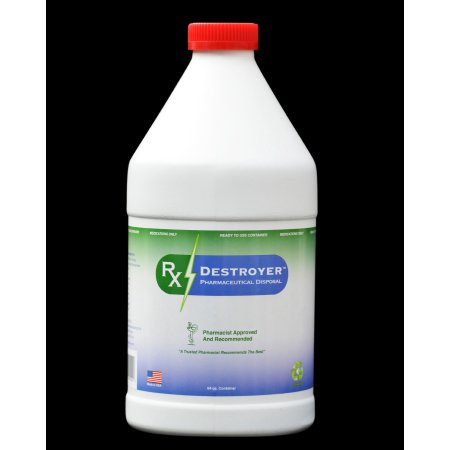 RxDestroyer C2R Global Manufacturing RX64 Entsorgungssystem Flasche
