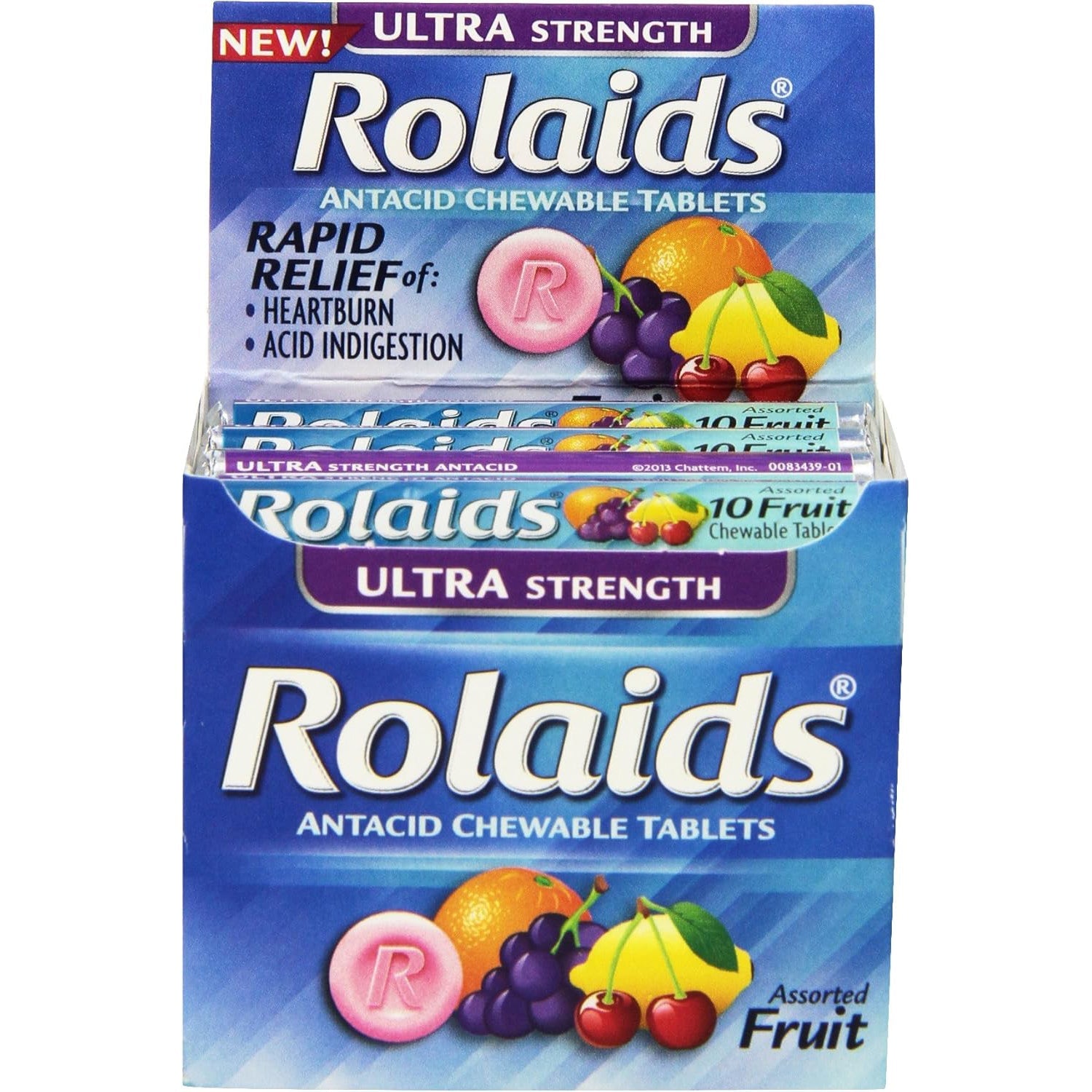 Rolaids Kautabletten Ultra Stärke Mischobst Antazidum