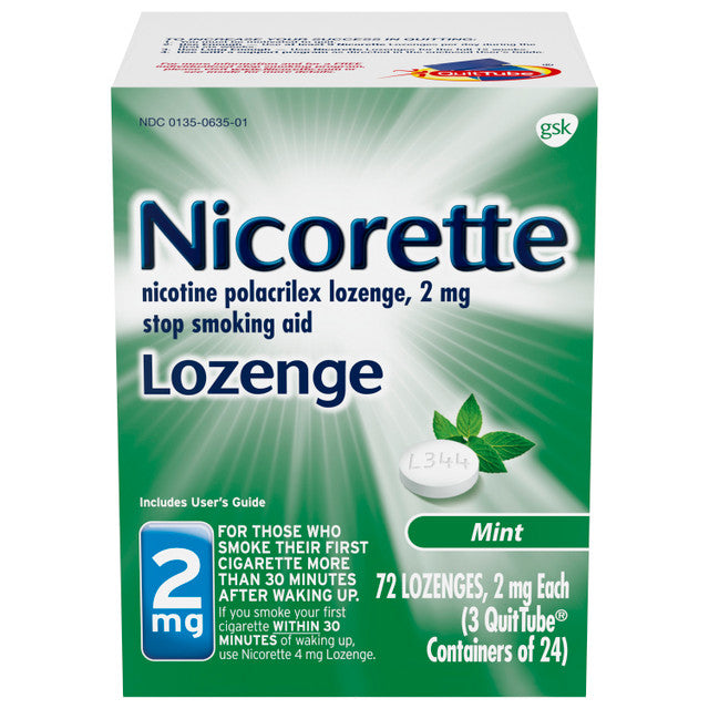 Nicorette Mini Nikotinlutschtabletten, 2 mg (72 Stück)