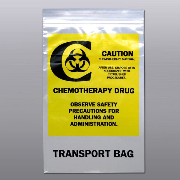 LK Packaging Prodhuesi Varies Kesa Mbetjesh Kimioterapie 1/2 Gal. Të tejdukshme PK500 3CUF5