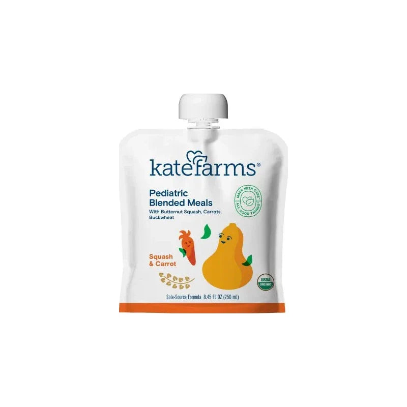 Kate Farms - Ushqime të Përziera Pediatrike Kate Farms, Kungull & Karotë, 8.45 Fl Oz (250 Ml) CS/12