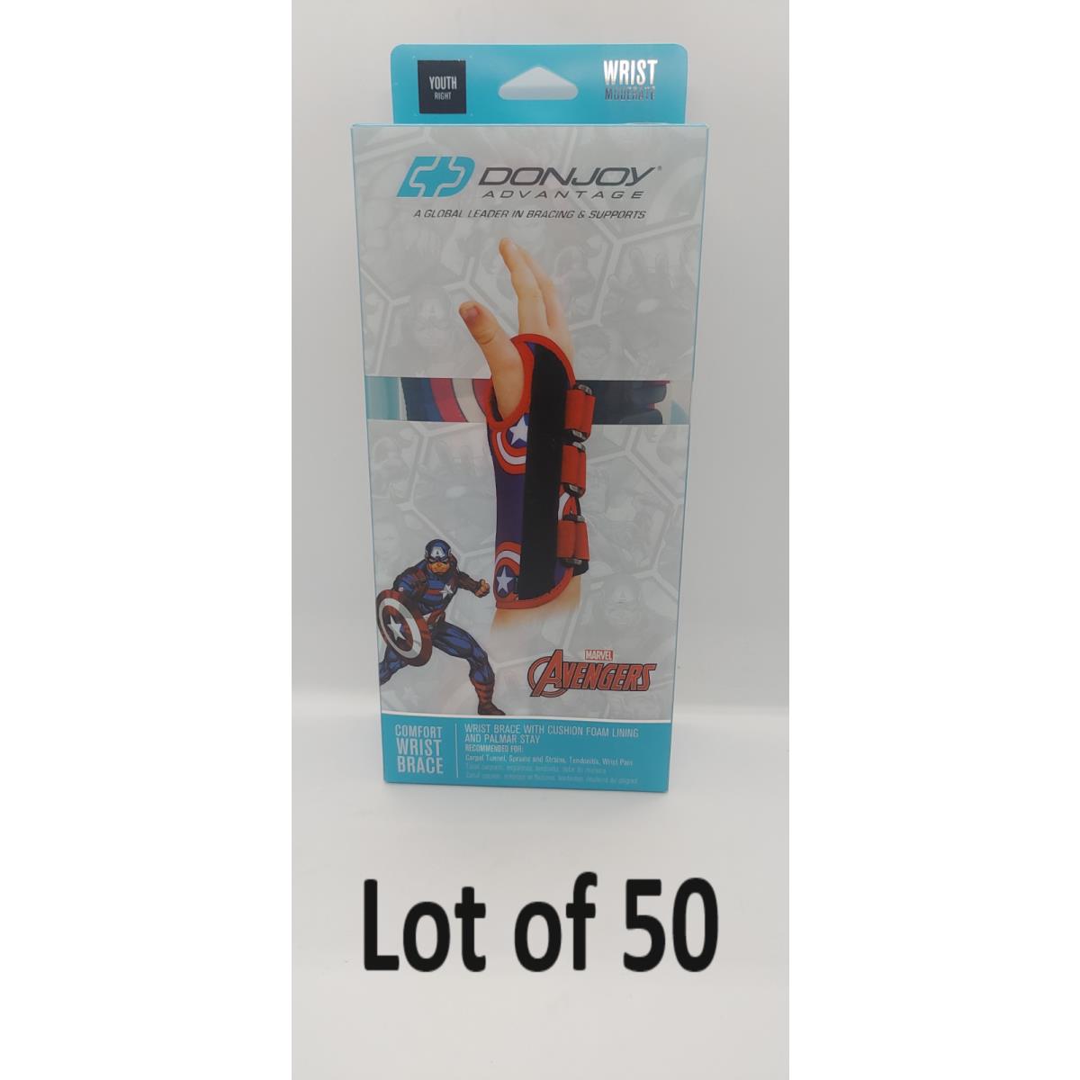 DonJoy 50 Marvels Captain America Handgelenkbandage Schaumstoffpolsterung rechts X-Small Jugendliche ganz