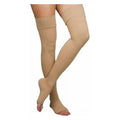 Loving Comfort Chirurgische Oberschenkelhohe 20-30 mmHg Offene Spitze Unisex Beige X-Large 1 Paar