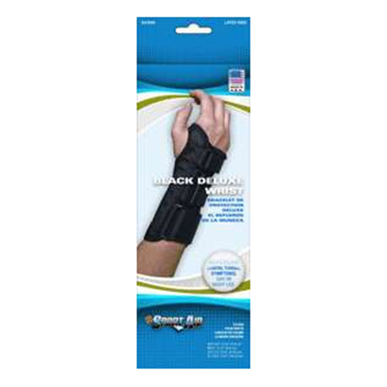 Mbajtëse kyçi Sport Aid SA3900 Deluxe – Mbështetje e rehatshme (Dora e djathtë, Masë e madhe, E zezë)