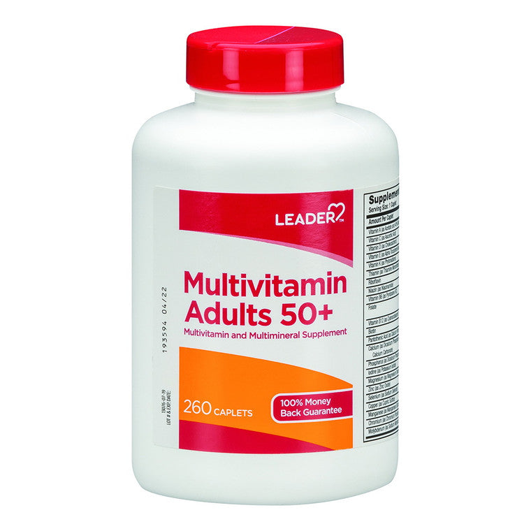 Leader™ Health Care Multivitamin für Erwachsene ab 50 – Nahrungsergänzungsmittel (Kapseln)