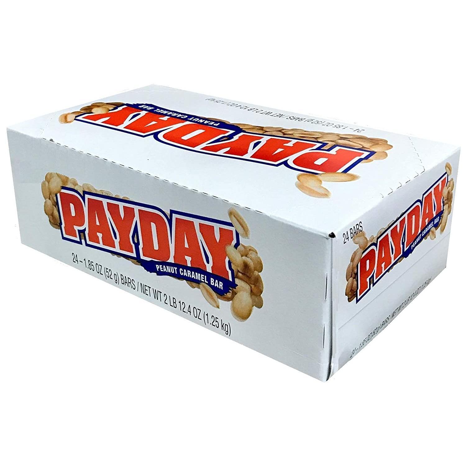 PAYDAY Erdnuss-Karamell-Riegel, 52 g, 24 Stück Karton