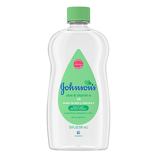 Johnson's Babyöl Aloe Vera und Vitamin E – 20,0 Oz