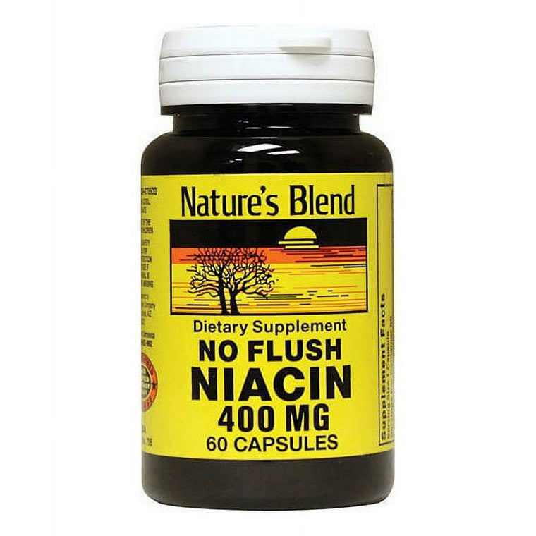 Nature's Blend Niacin No Flush 400 mg Kapseln