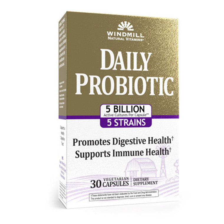 Windmill Health® Daily Probiotic – 5 Milliarden KBE – Kapseln