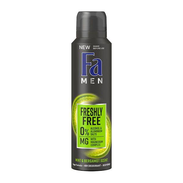 Fa Deodorant Spray mit Minze- und Bergamotteduft für Männer - 150 ml - 5.07 Oz