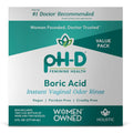 pH-D Feminine Health P H Shpëlarës për erën vaginale, i çastit, Acid Borik 6 Fl Oz