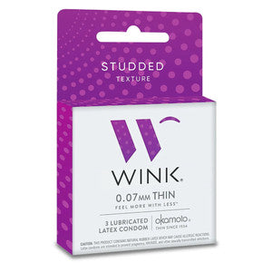 Wink™ Kondome mit Noppen und Gleitmittel