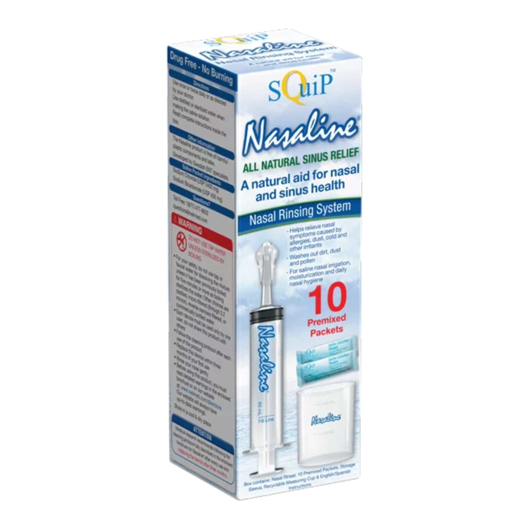 Nasaline Nasenspülsystem, 1 Kit, Squip Products