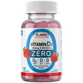 Yum-v's Vitamin D3 Gummies Ohne Zucker für Erwachsene & Kinder (125 mcg – 60 Stück) – Zuckerfreie Vitamin D Gummis – Vegetarische Gummivitamin für Knochen & Immunsystem – Vitamin D3 Kautabletten Erdbeergeschmack 60 Stück