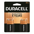 Duracell Coppertop 9V Batterien – 2er-Pack Alkaline-Batterien