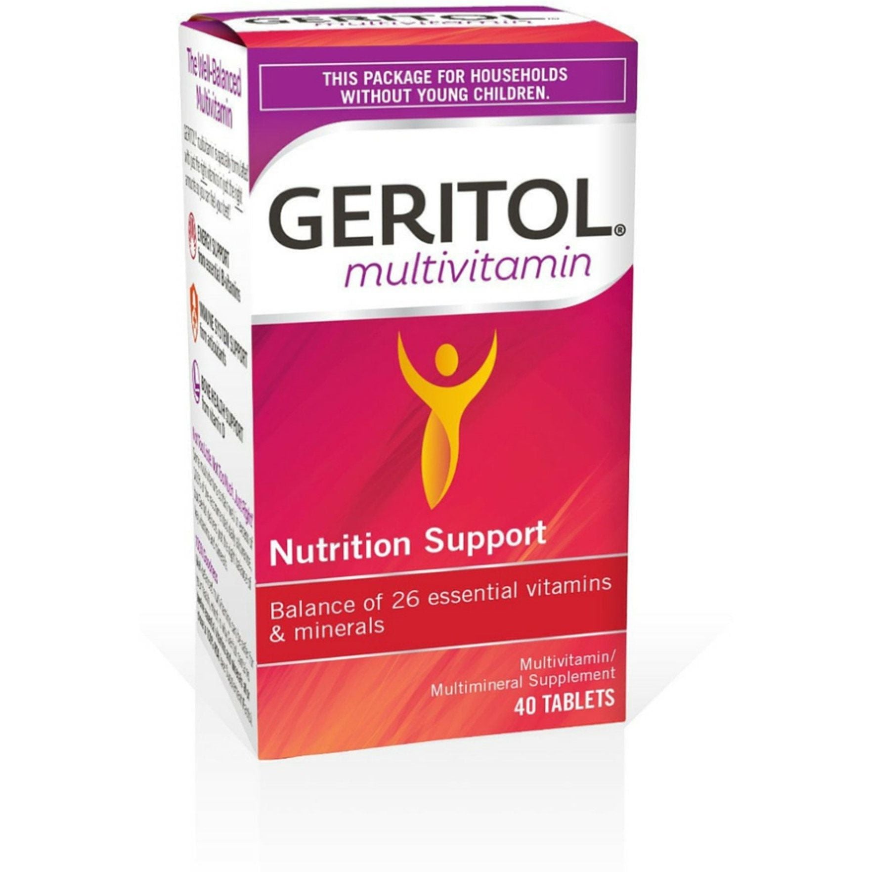 Geritol Multivitamin Nährstoff-Tabletten 40 Stk.