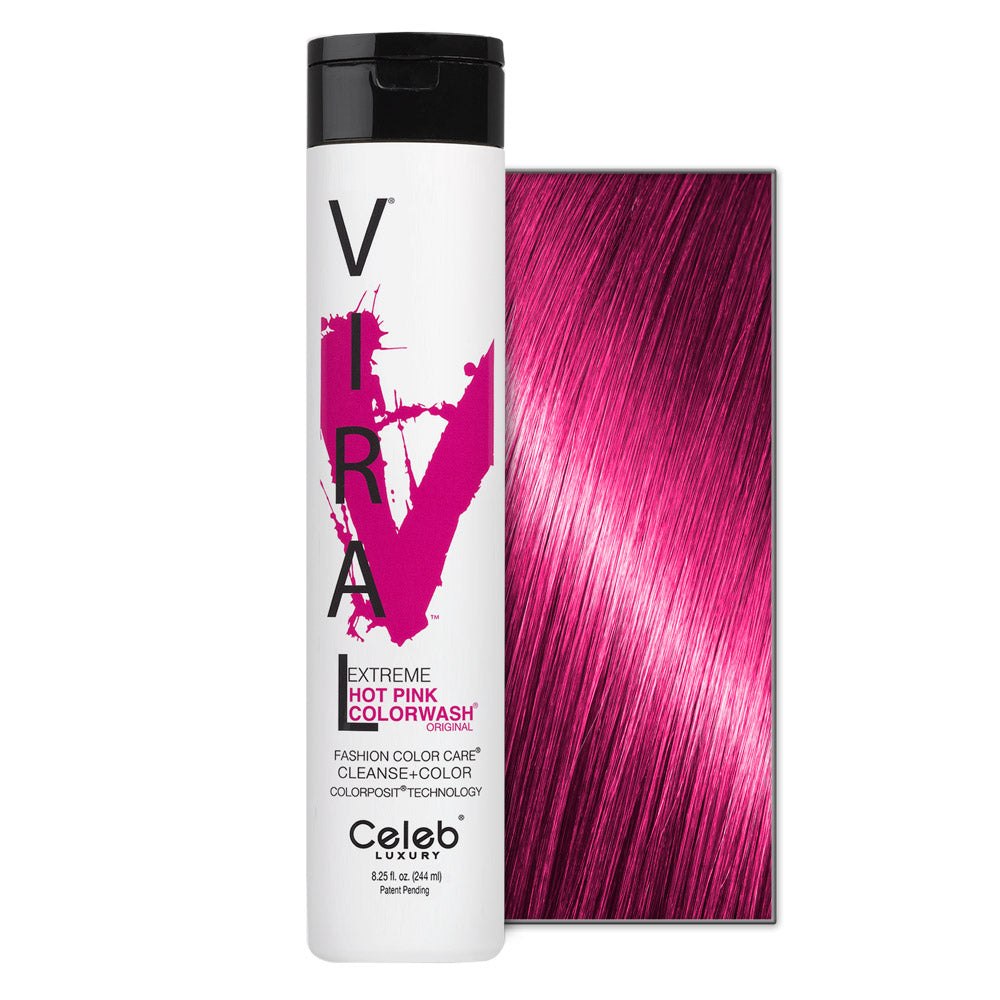 Shampo Celeb Luxury Viral Extreme Colorwash Rozë e Ndritshme 8.25 Oz