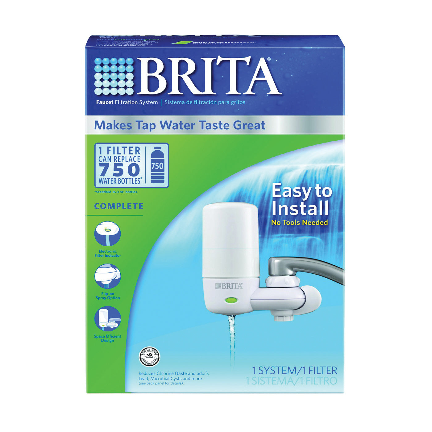 Brita On Tap Wasserfilter für den Wasserhahn – Weiß