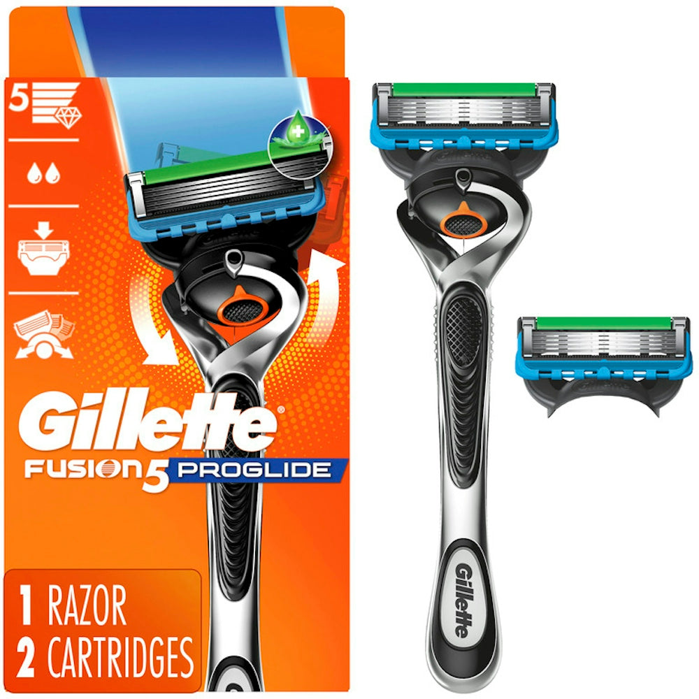 Gillette Fusion ProGlide Dorezë brisku për meshkuj + 2 rezervë briskash
