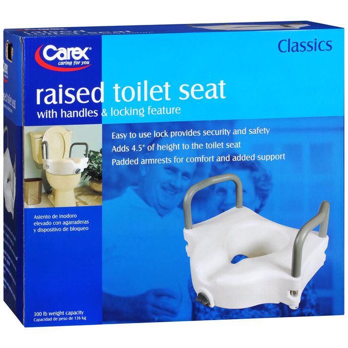Carex Toilettensitzerhöhung mit Armlehnen