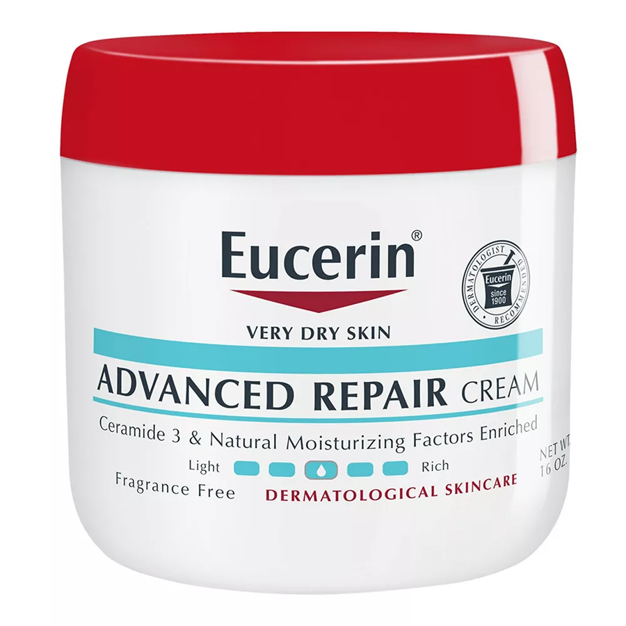 Eucerin Krem Riparues i Avancuar - Pa Aromë, Locion Për Gjithë Trupin Për Lëkurë Shumë Të Thatë - Kavanoz 453 g.