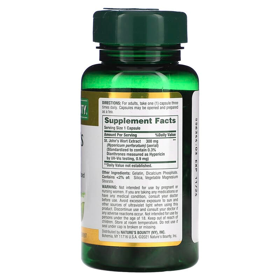 Nature's Bounty Johanniskraut-Extrakt 300 mg Kapseln