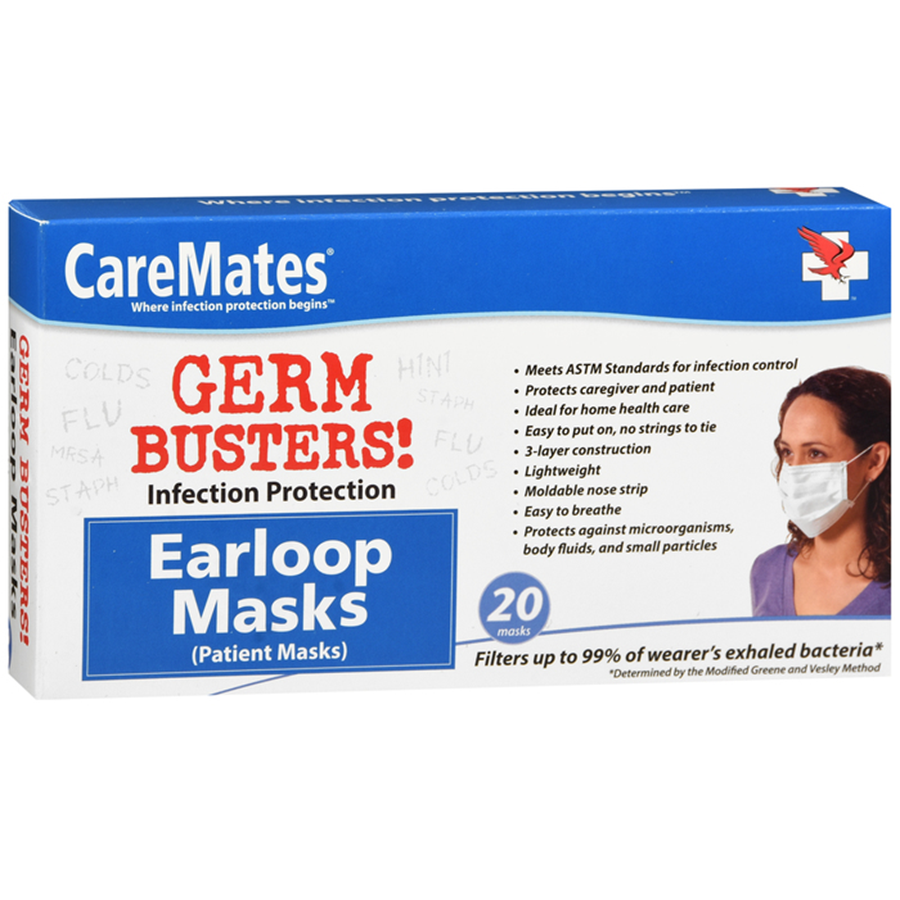 Maskat CareMates Earloop, 20 copë