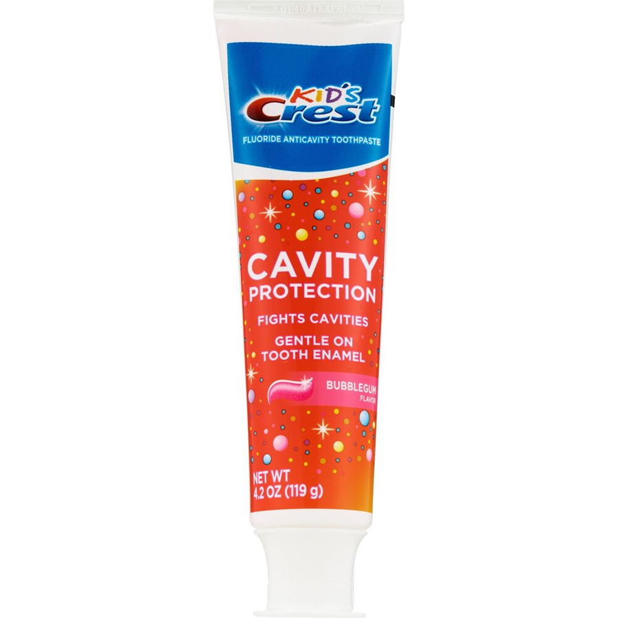 Kid's Crest Karies-Schutz Zahnpasta Gel Formel Bubblegum-Geschmack, 119 g