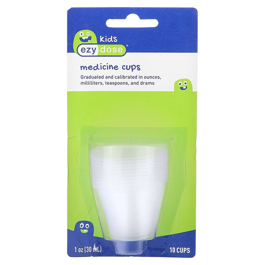 Kupë mjekimi Ezy Dose, e shkallëzuar, gota plastike 1 oz 1X