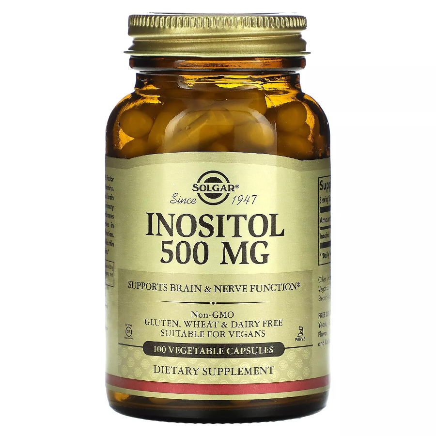 Solgar Inositol 500 mg – 100 pflanzliche Kapseln