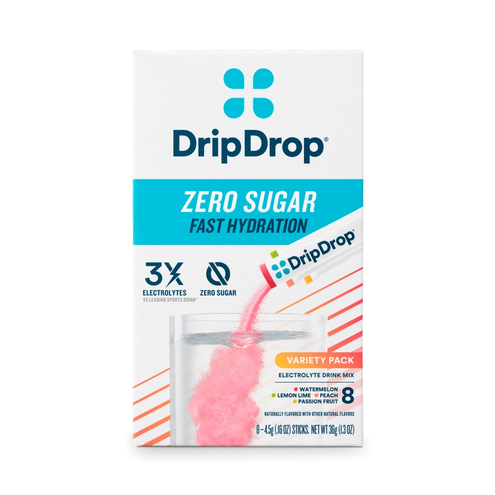 DripDrop Hydration Pulver Ohne Zucker Vielfalt 8er-Pack
